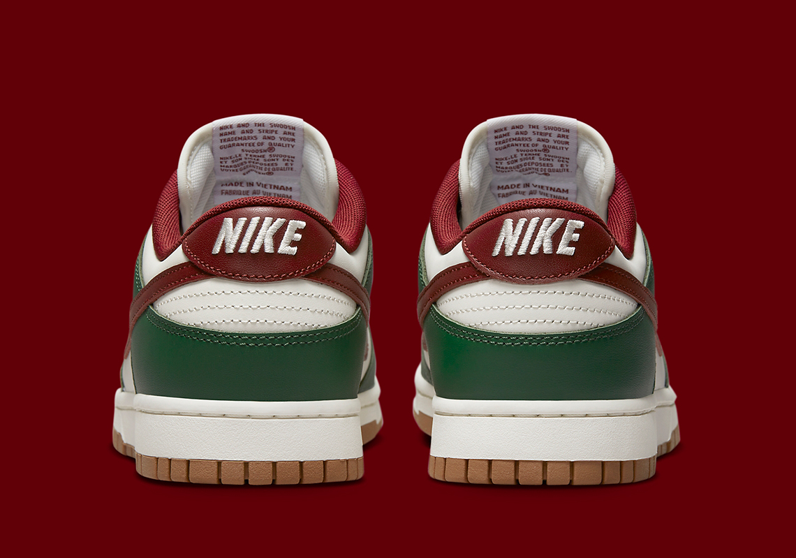Nike Dunk Low Gorge Green Team Red FB7160-161 | SneakerNews.com