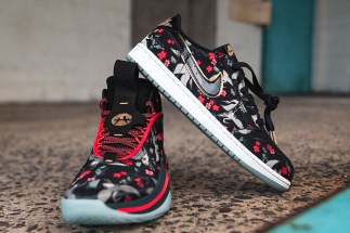 Nike LeBron 20 jordan 1 lacing "Bred" DJ5423-001 | SneakerNews.com