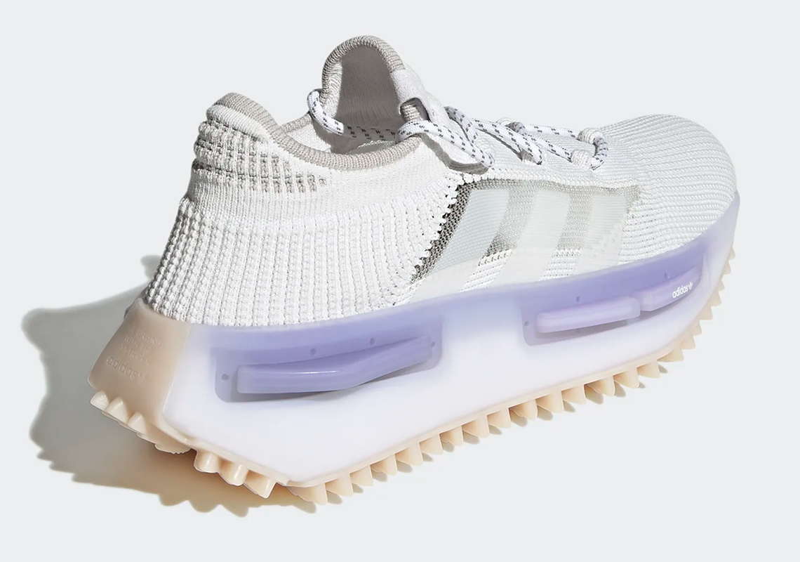 White and purple on sale nmds