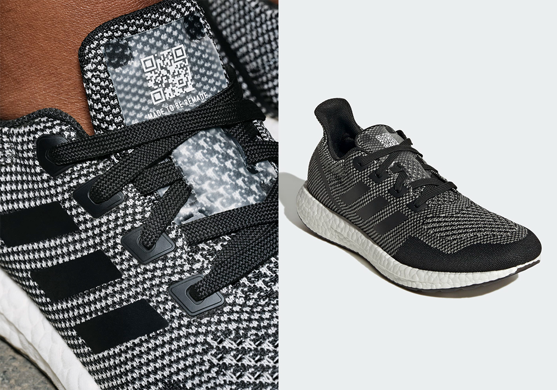"Core Black" and "Cloud White" Pair Together For The Made To Be Remade adidas Ultraboost