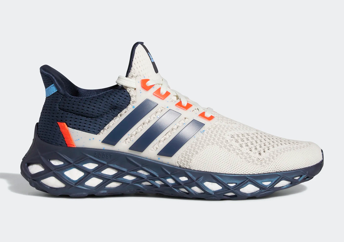 adidas ultraboost web dna chalk white collegiate navy impact orange GX2135 1