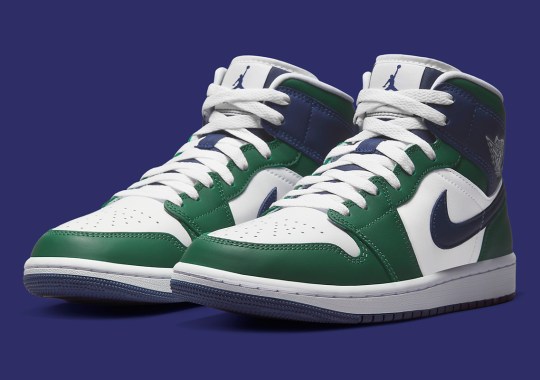 Throwback Seattle Seahawks Colors Take Hold Of This Air Jordan 1 Mid