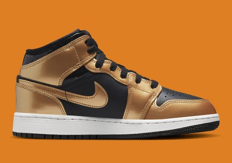 Air Jordan 1 Mid Metallic Gold GS DR6967-071 | SneakerNews.com