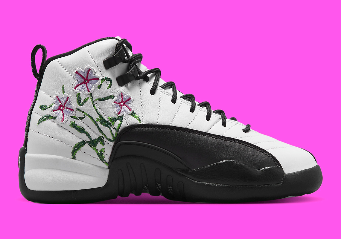 Air Jordan 12 Gs Floral Dr6956 100 8