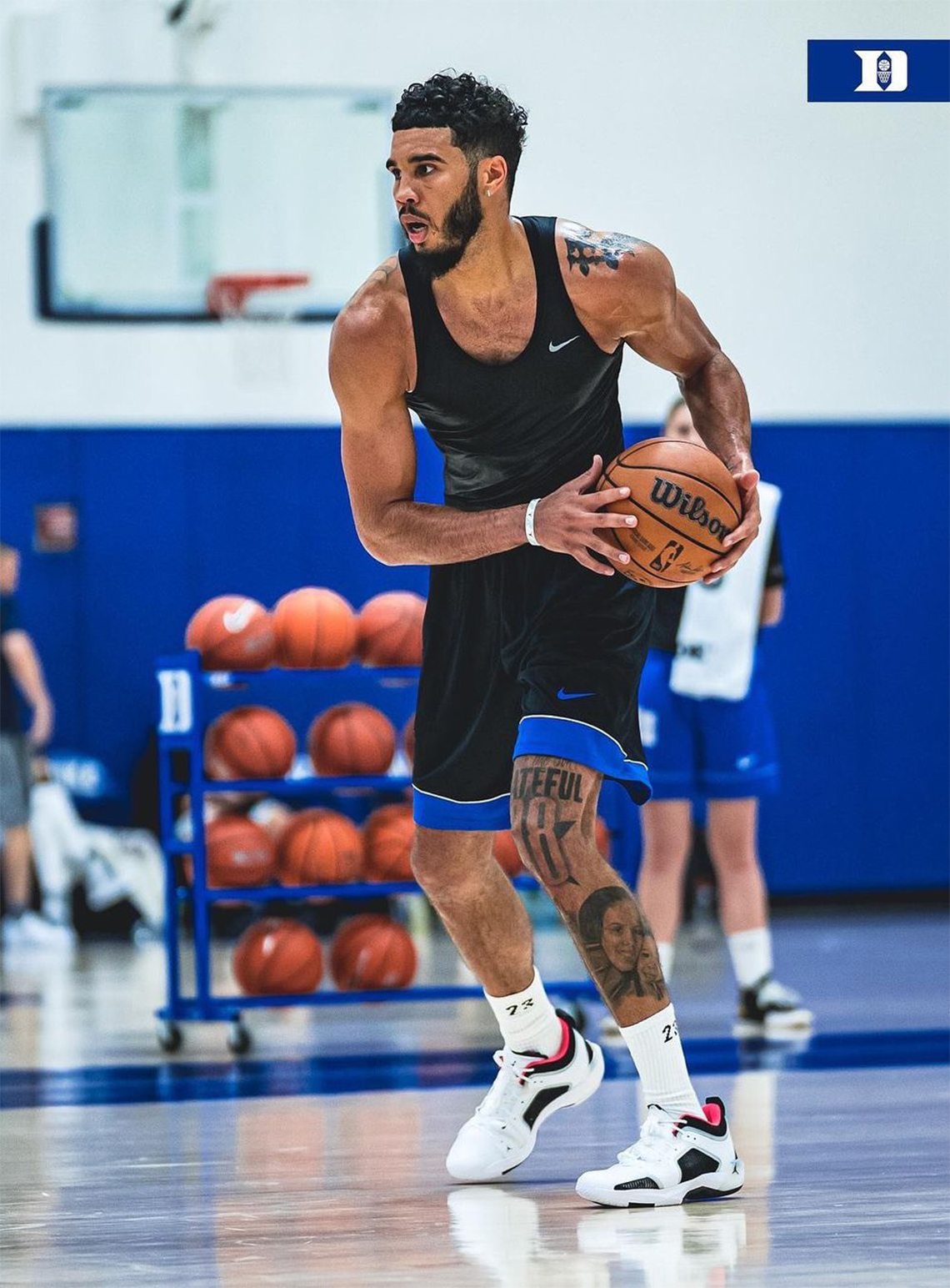 Jayson Tatum Air Jordan 37 Low White Red