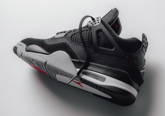 The Air Jordan 4 “Black Canvas” Releases Via Nike SNKRS On October 5th