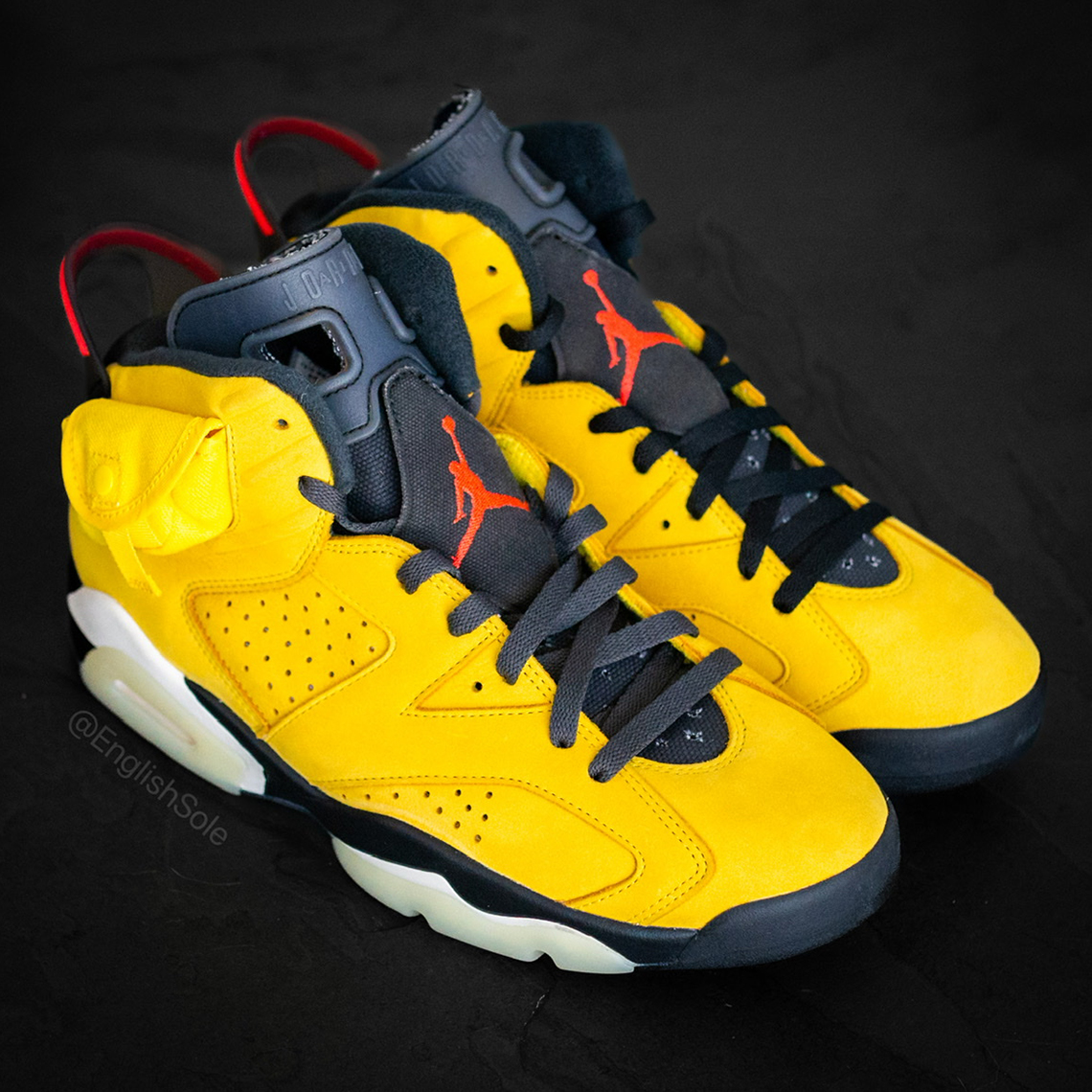 jordan 6 yellow and black