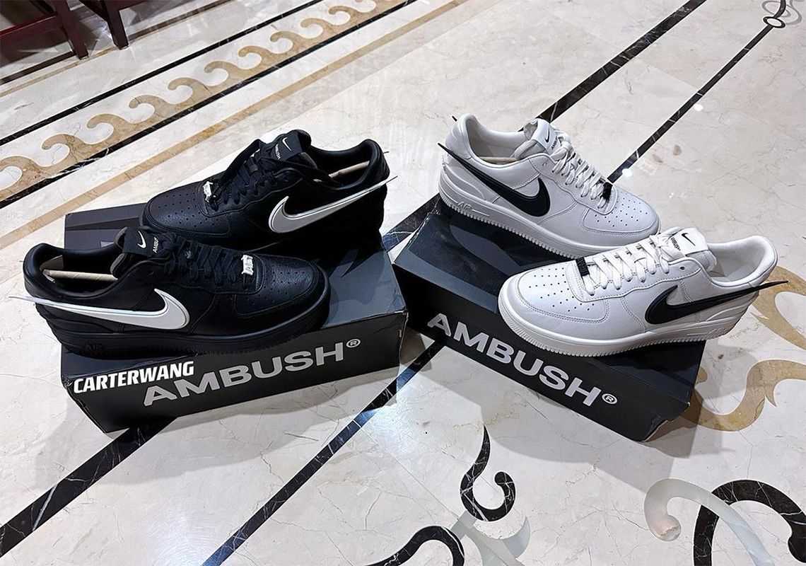 AMBUSH Brings Back The Tailpipe Swoosh With Their Nike Air Force 1 Collaboration