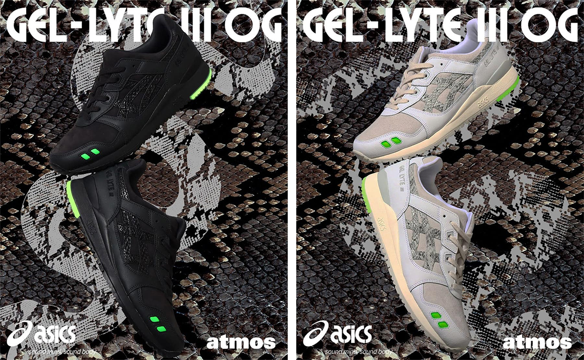 atmos ASICS GEL LYTE III Python Release Date | SneakerNews.com