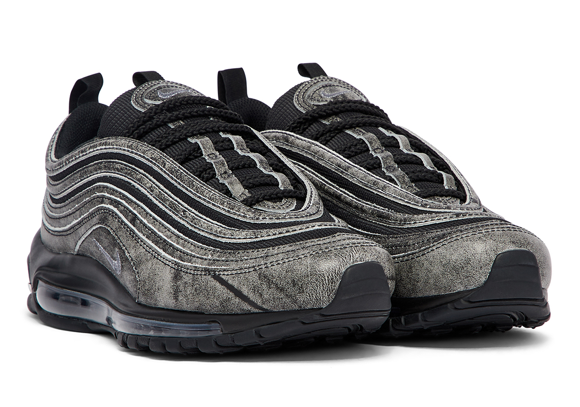 comme des garcons nike air max 97 black grey release date 3