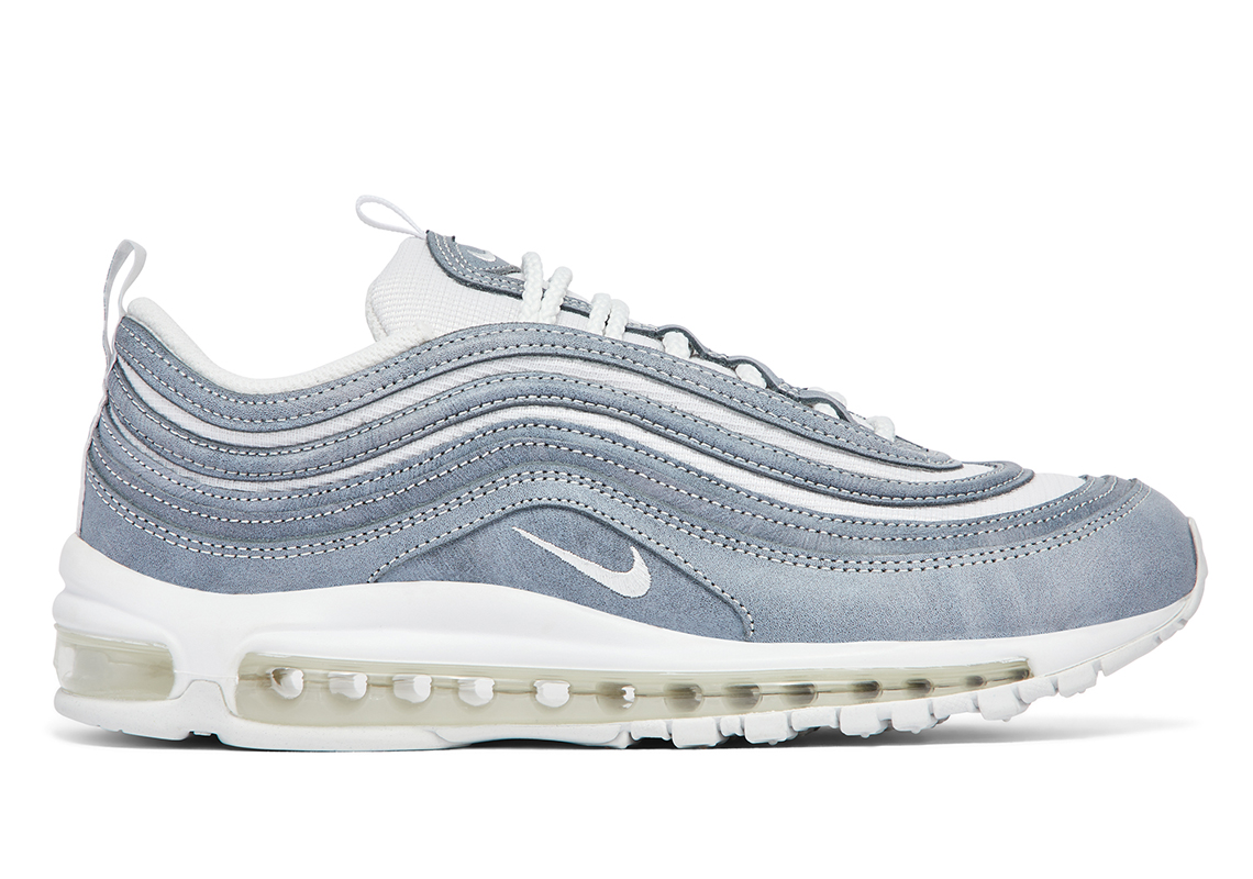 comme des garcons nike air max 97 grey white release date 2