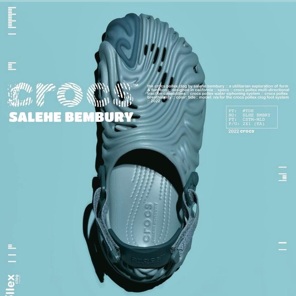 Salehe Bembury Crocs Pollex Clog Tide Release Date | SneakerNews.com