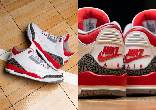 The Much Anticipated Air Jordan 3 “Fire Red” Releases Tomorrow