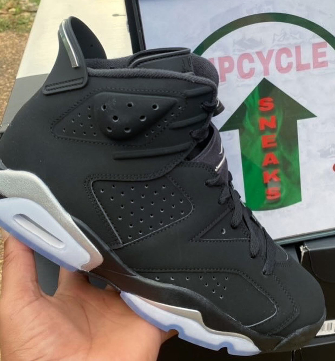 Jordan 6 black and hot sale silver