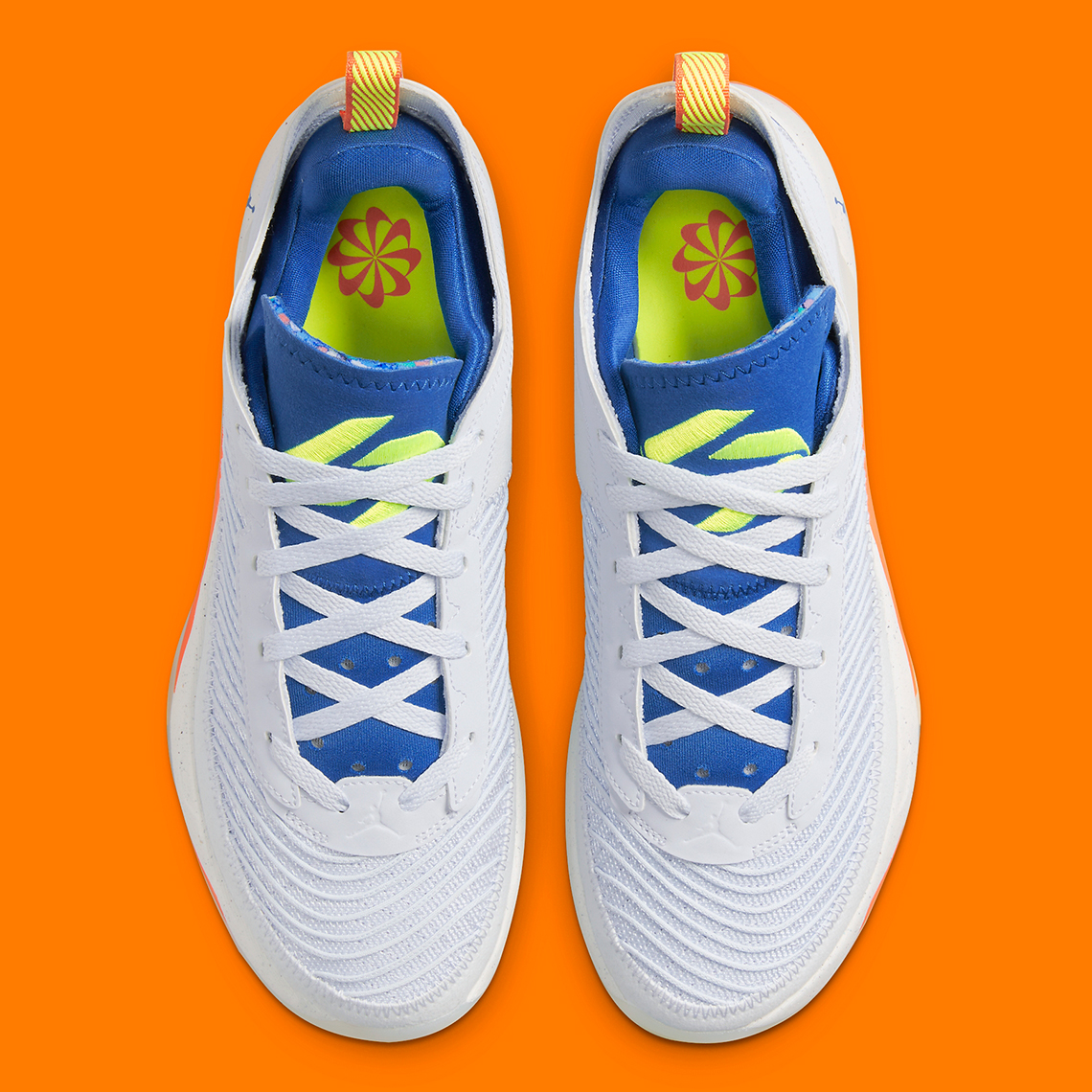 jordan air spike 40 game royal orange Football Grey Volt Dark Marina Blue Sail Dr9830 074 1