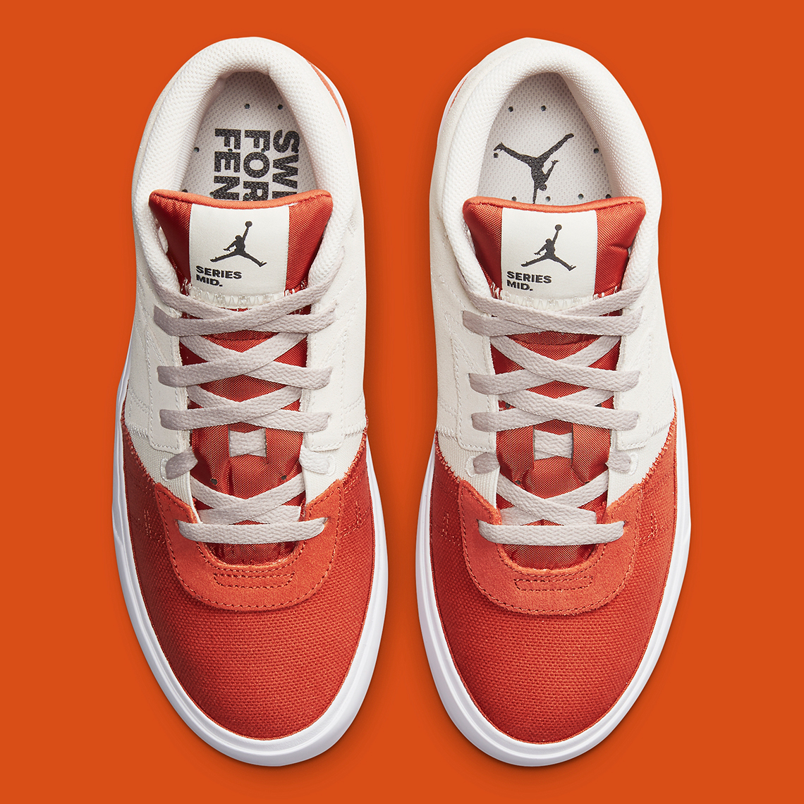 Мужские кроссовки air jordan высокие черно-белый Mantra Orange Da8026 081 5