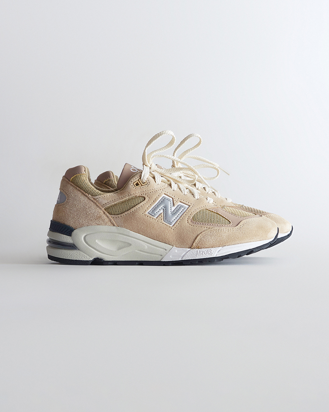 新品 newbalance m990 v2 27.5 kith box logo