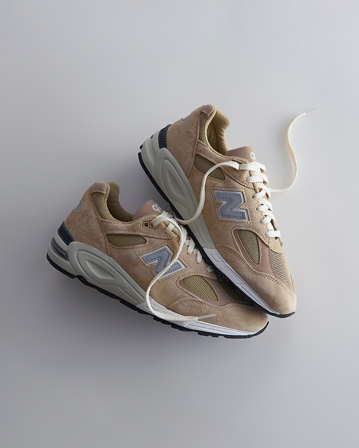 Kith The AURALEE x New Balance 2002R Pack Is Officially Unveiled Tan 4