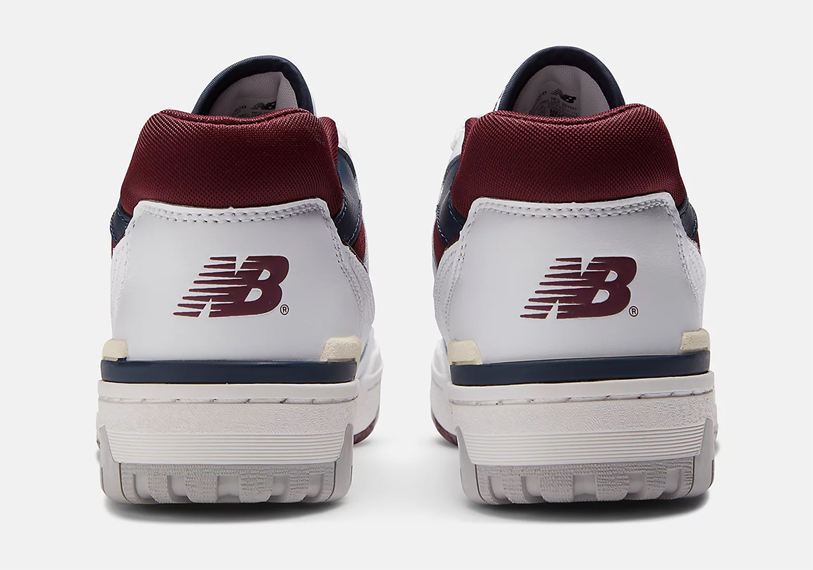 New Balance 550 White Burgundy - US M 7