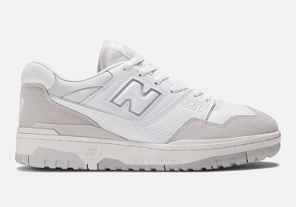New Balance Blesses The 550 With "Pure Platinum" Style