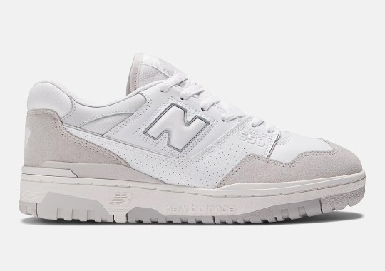 New Balance Blesses The 550 With “Pure Platinum” Style