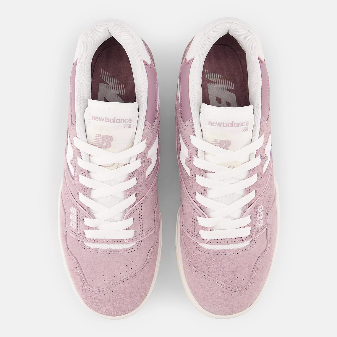 Дитячі кросівки new balance Gray 624 Womens Pink Suede Bbw550pb 2