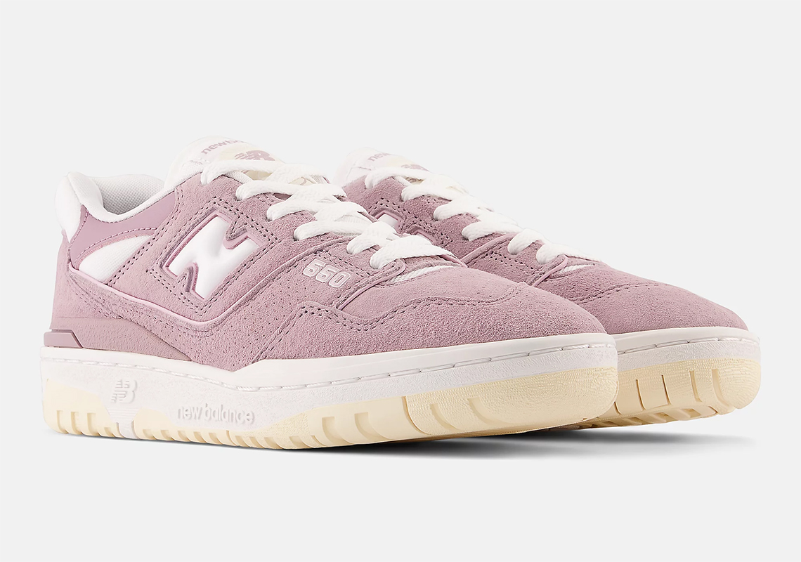 Дитячі кросівки new balance Gray 624 Womens Pink Suede Bbw550pb 3