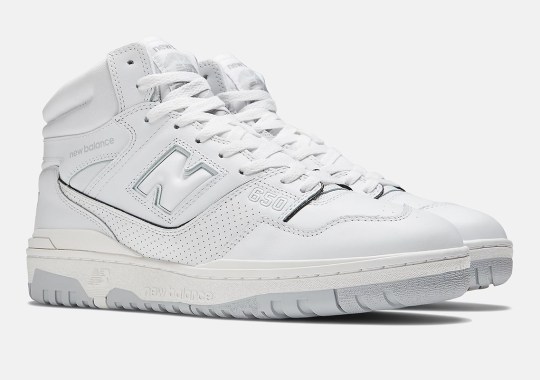 The New Balance 650 Prepares A Triple White Colorway