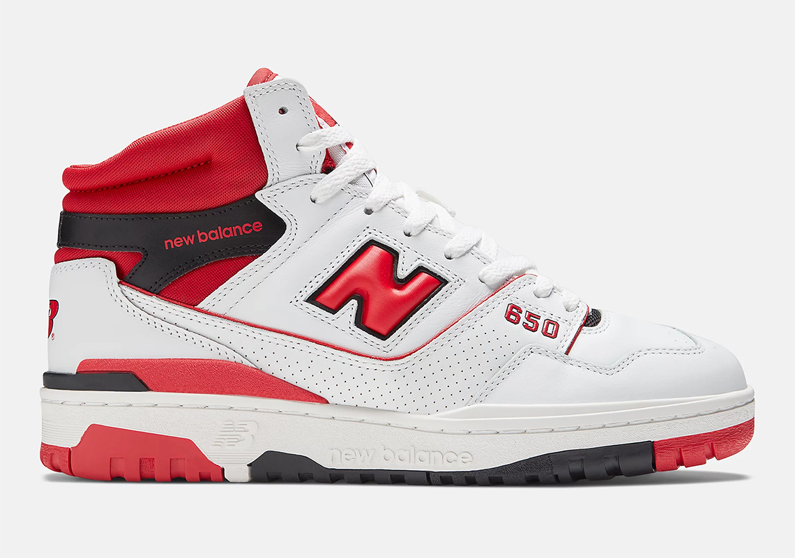 New Balance do biegania Fioletowe White Red Bb650rwr 1