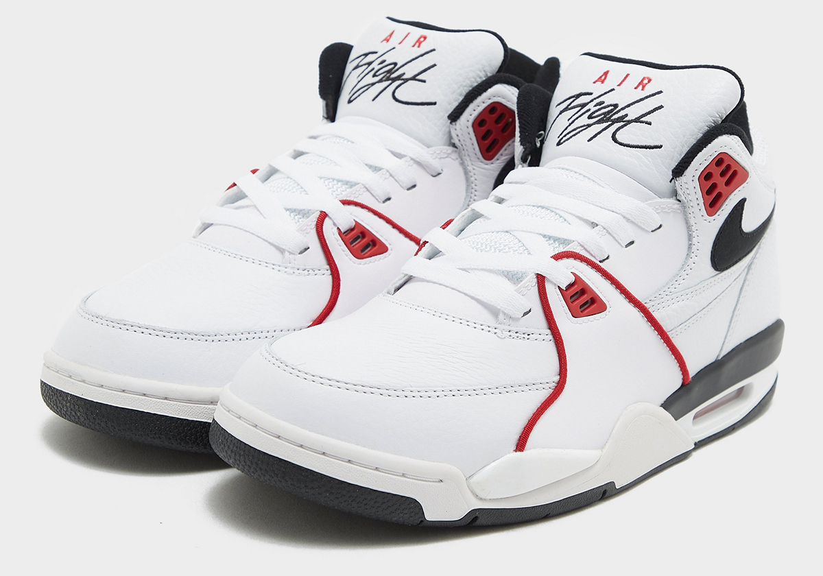 Nike air flight hot sale 89 white red