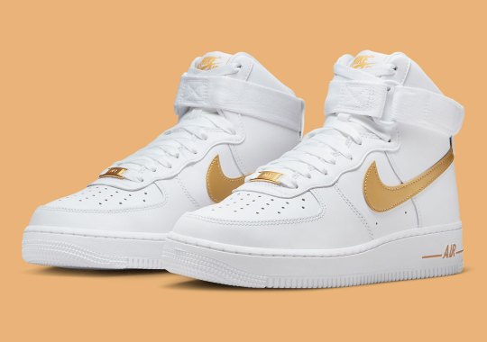 The Women’s Nike Air Force 1 High “Metallic Gold” Is Available Now