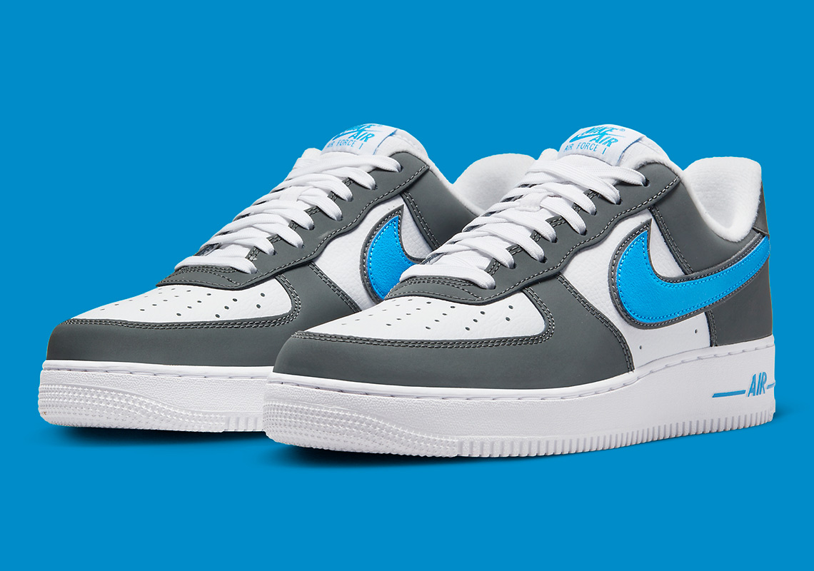 Nike Air Force 1 '07 LV8 1 Atmosphere Grey/Racer Blue - CI0060-001