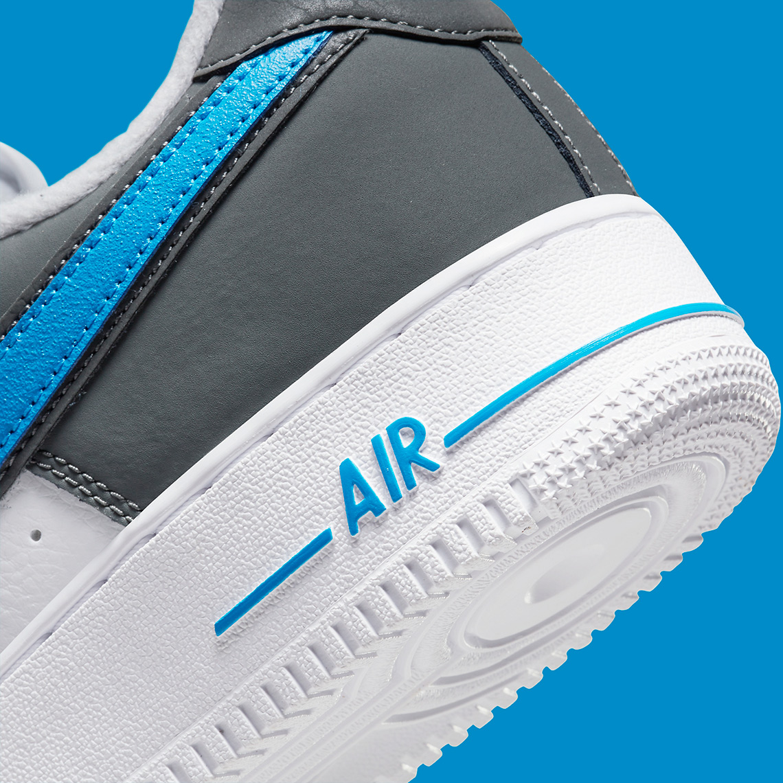 Nike Air Force 1 '07 LV8 1 Atmosphere Grey/Racer Blue - CI0060-001