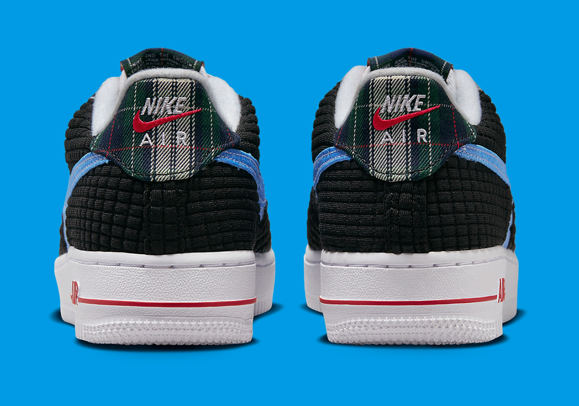 Air Force 1 LV8 GS 'Multi Material' - Nike - DZ5302 001 - black/white/university  red/university blue