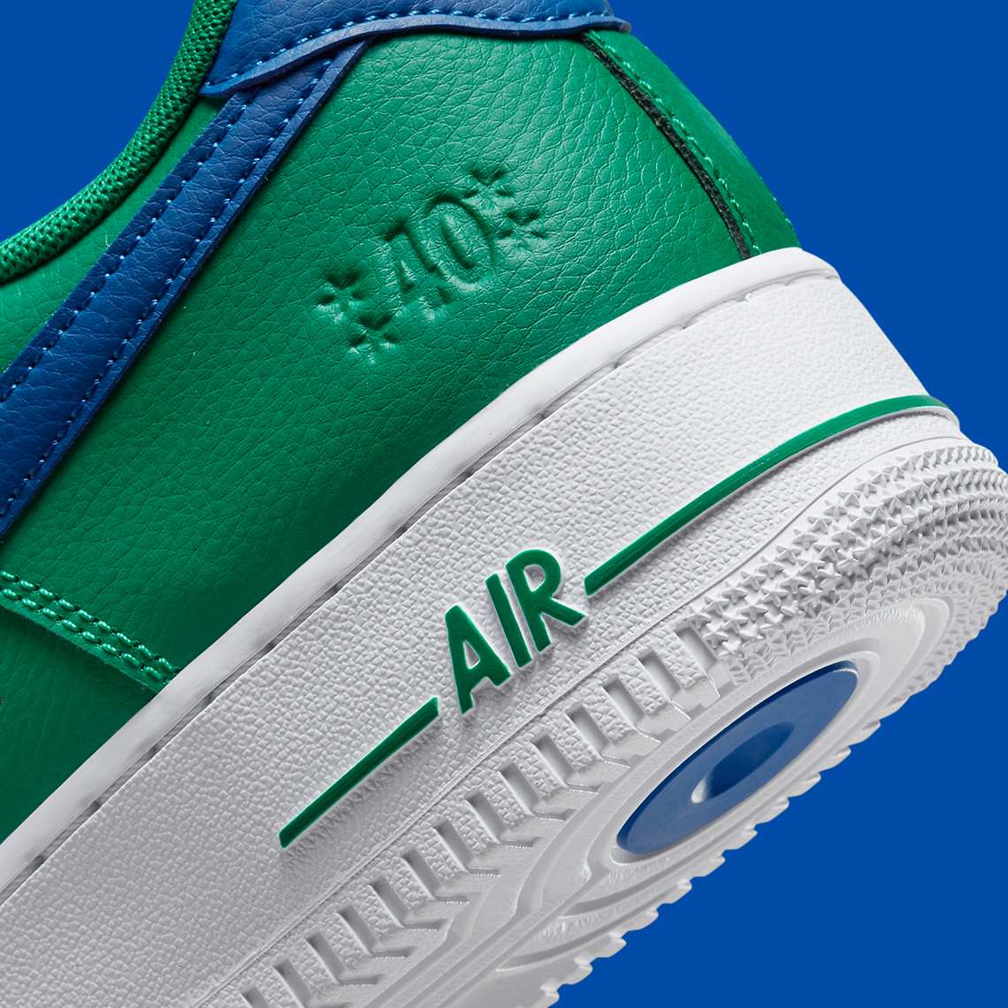 Bold Malachite Swooshes Feature On The Nike Air Force 1 Low 40th Anniversary  - Sneaker News