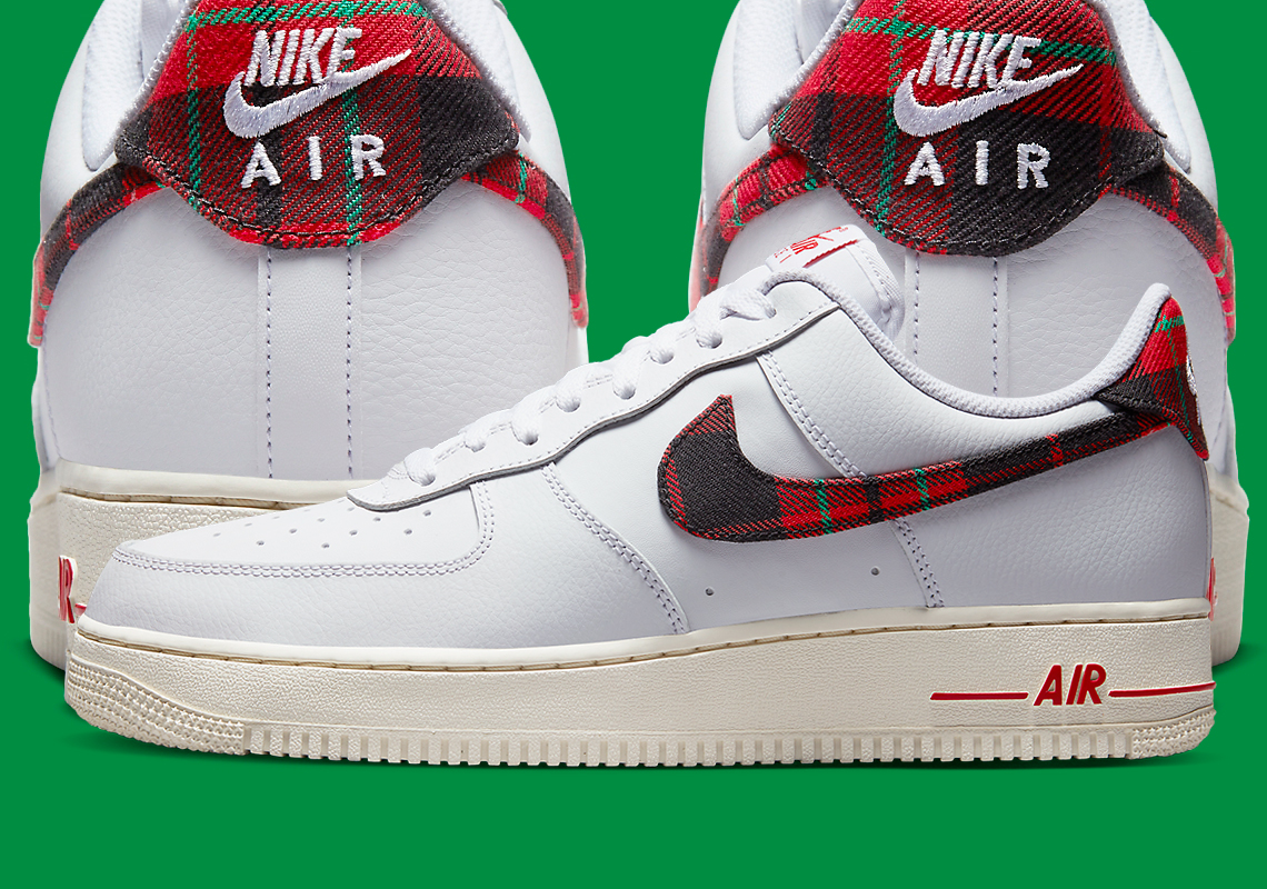 Nike Adds Plaid Tartan Accents To The Air Force 1 Low