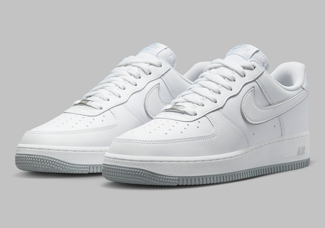 Nike air force 1 low grey store and white