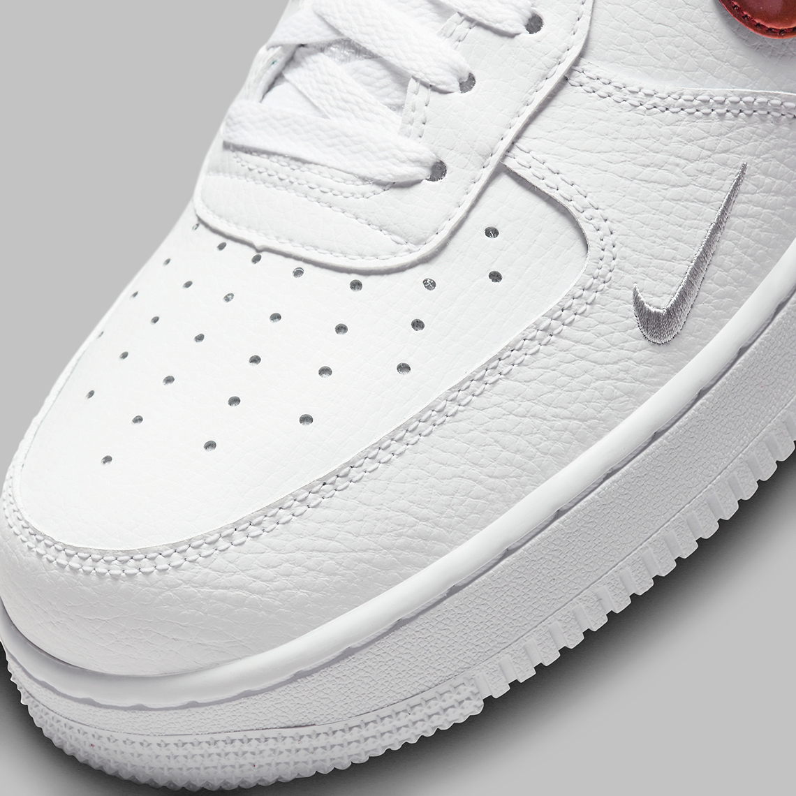nike air force 1 low white picante red wolf grey fd0654 100 2