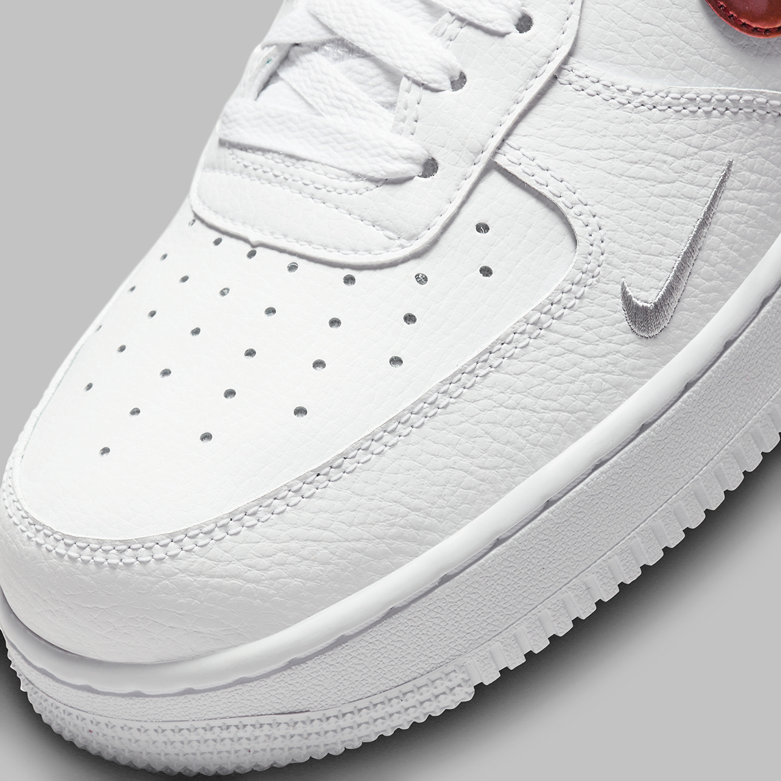 Nike Air Force 1 Low Picante Red Wolf Grey