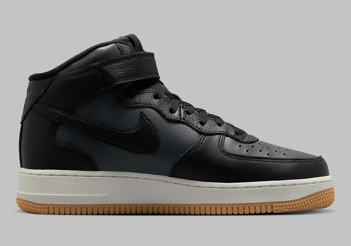 Look For The Nike Air Force 1 Low Black Gum Now •