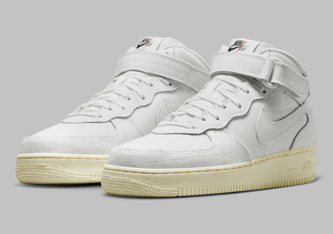 NIKE AIR FORCE 1 MID CANVAS 25.5cm - スニーカー