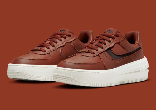 The Nike Air Force 1 PLT.AF.ORM Gets Treated With A "Mars Stone" Hue