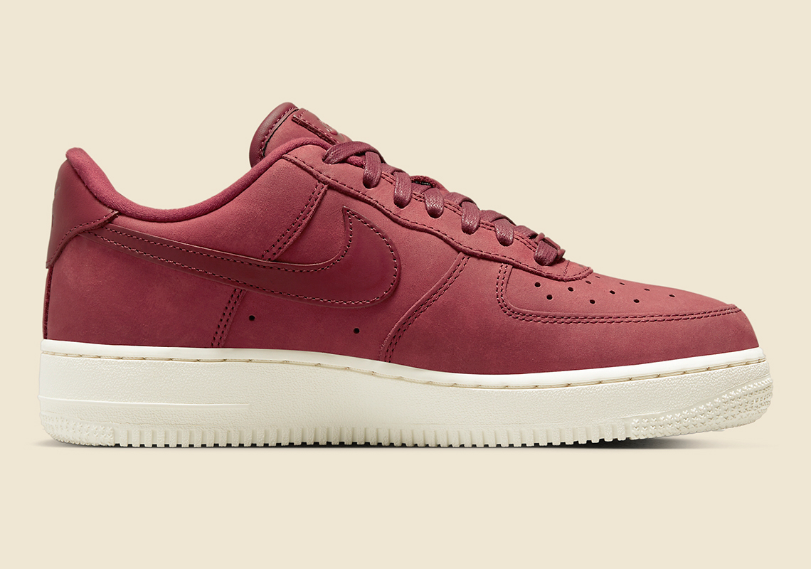 nike air force 1 prm light maroon sail DR9503 600 5