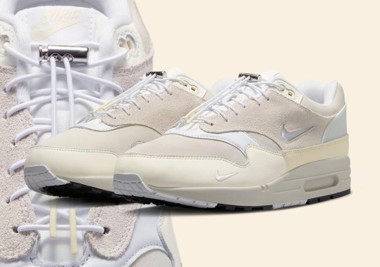 Blocked Out Air Bubbles And Jewel Swooshes Dress This WMNS Nike Air Max 1