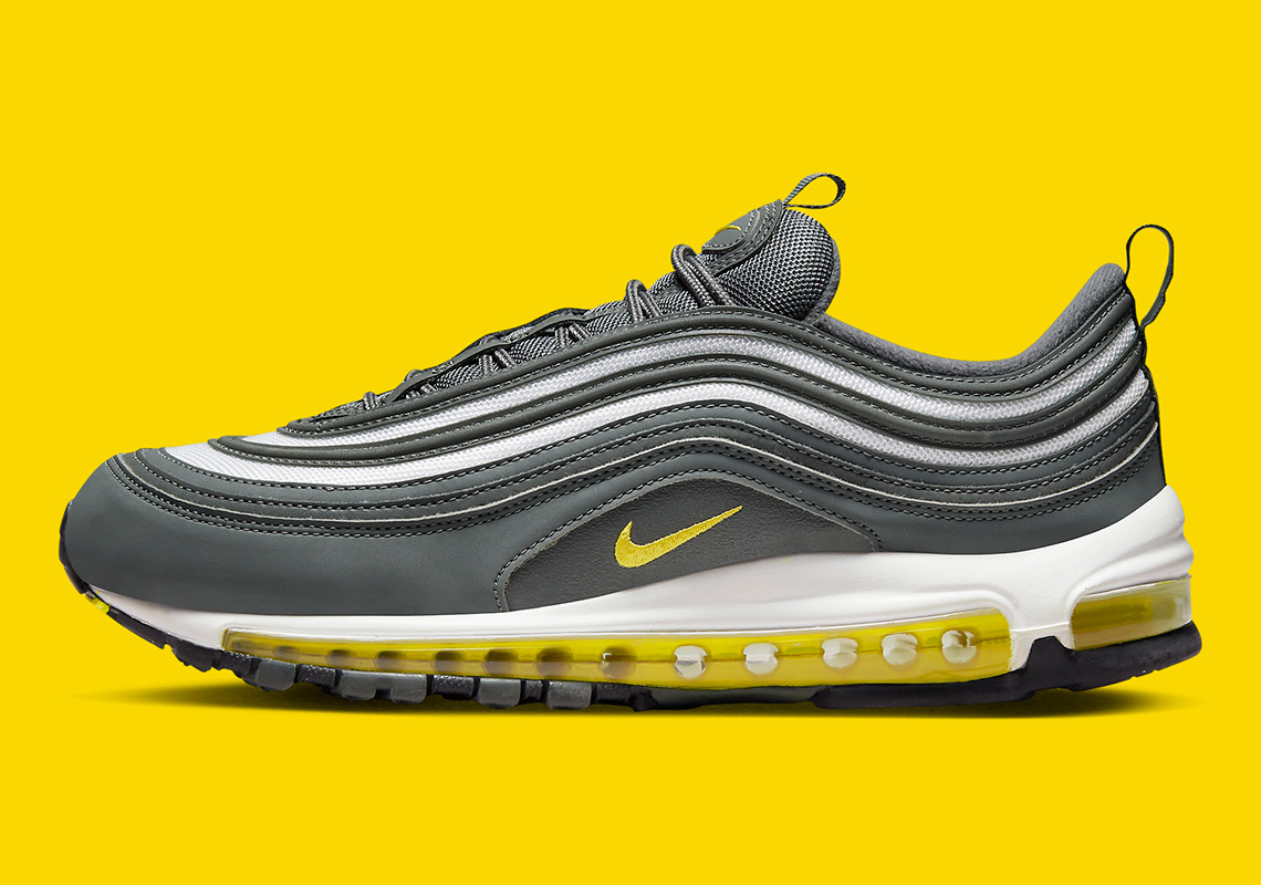 gs air max 97 grey black and crimson