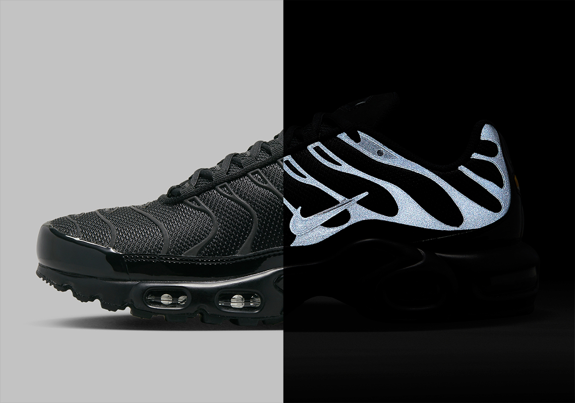 Air max plus hot sale all black