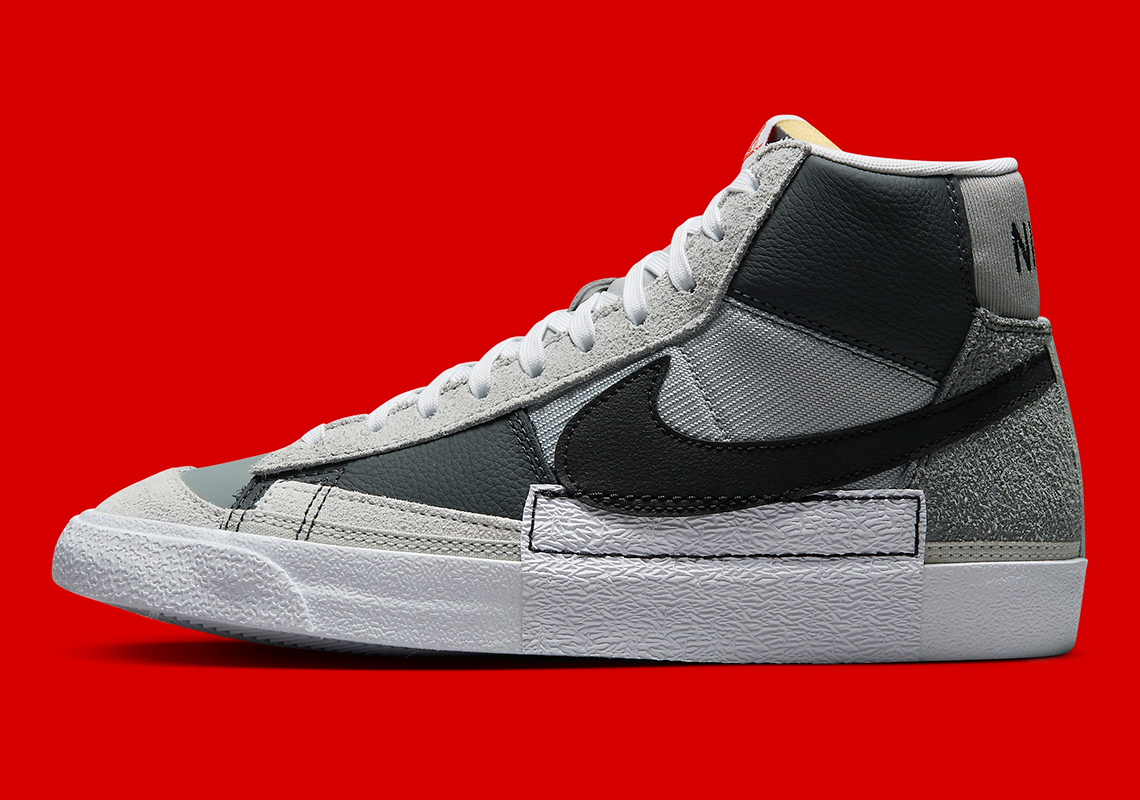 nike blazer mid 77 remastered grey black DQ7673 002 3