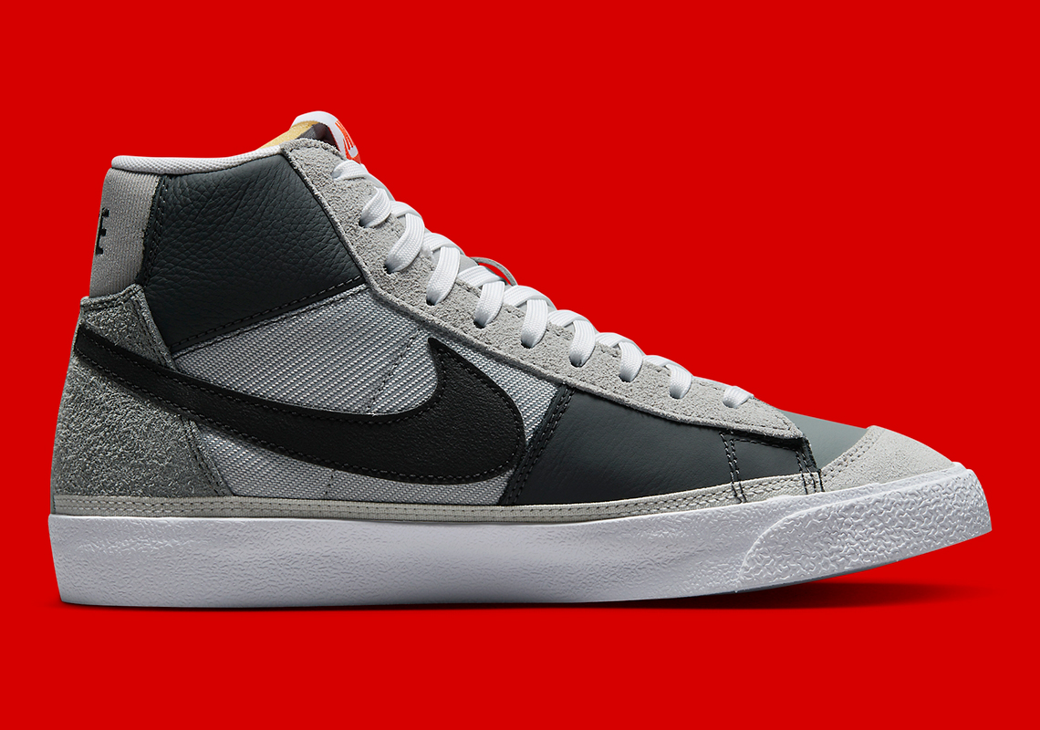 nike der blazer mid 77 remastered grey black DQ7673 002 5