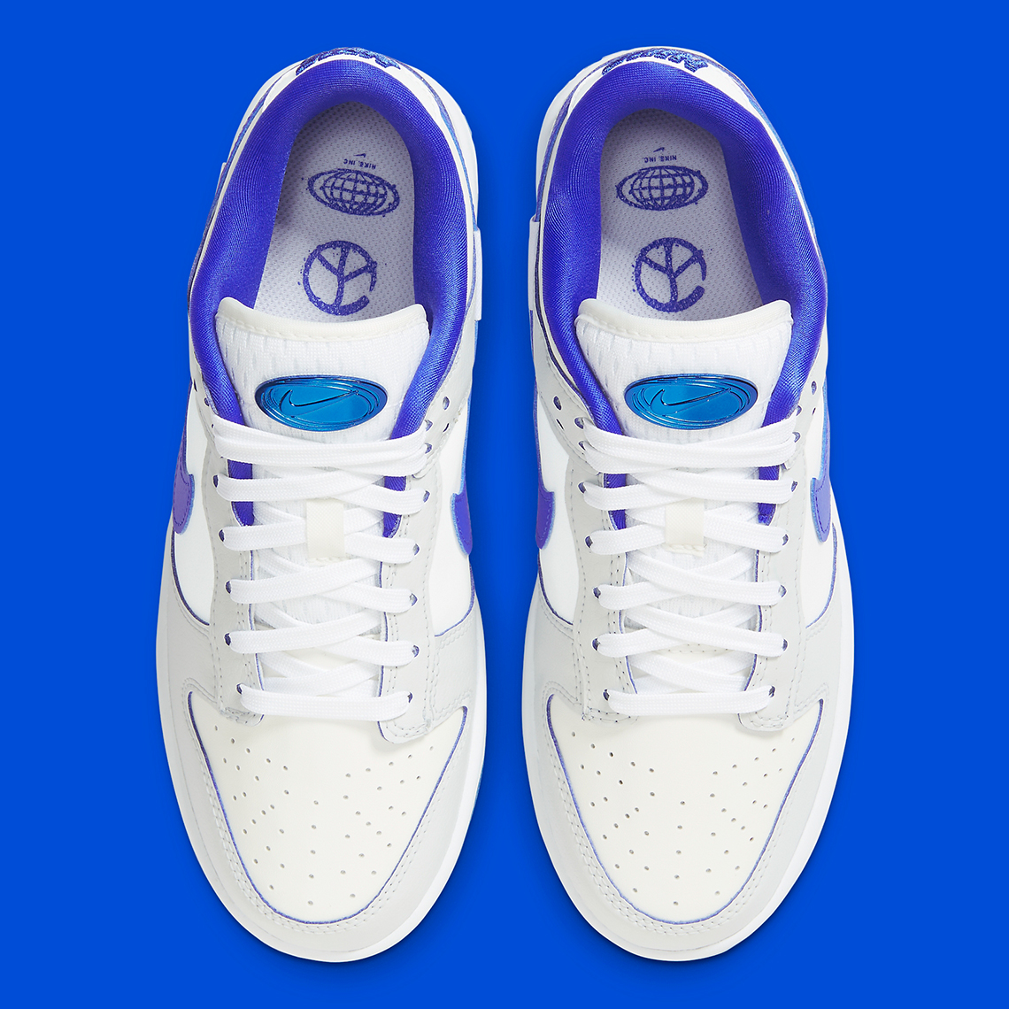 royal white and blue nike dunks