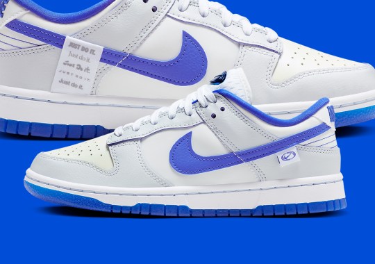 White And Royal Blue Dress The Latest Nike Dunk Low “Worldwide”